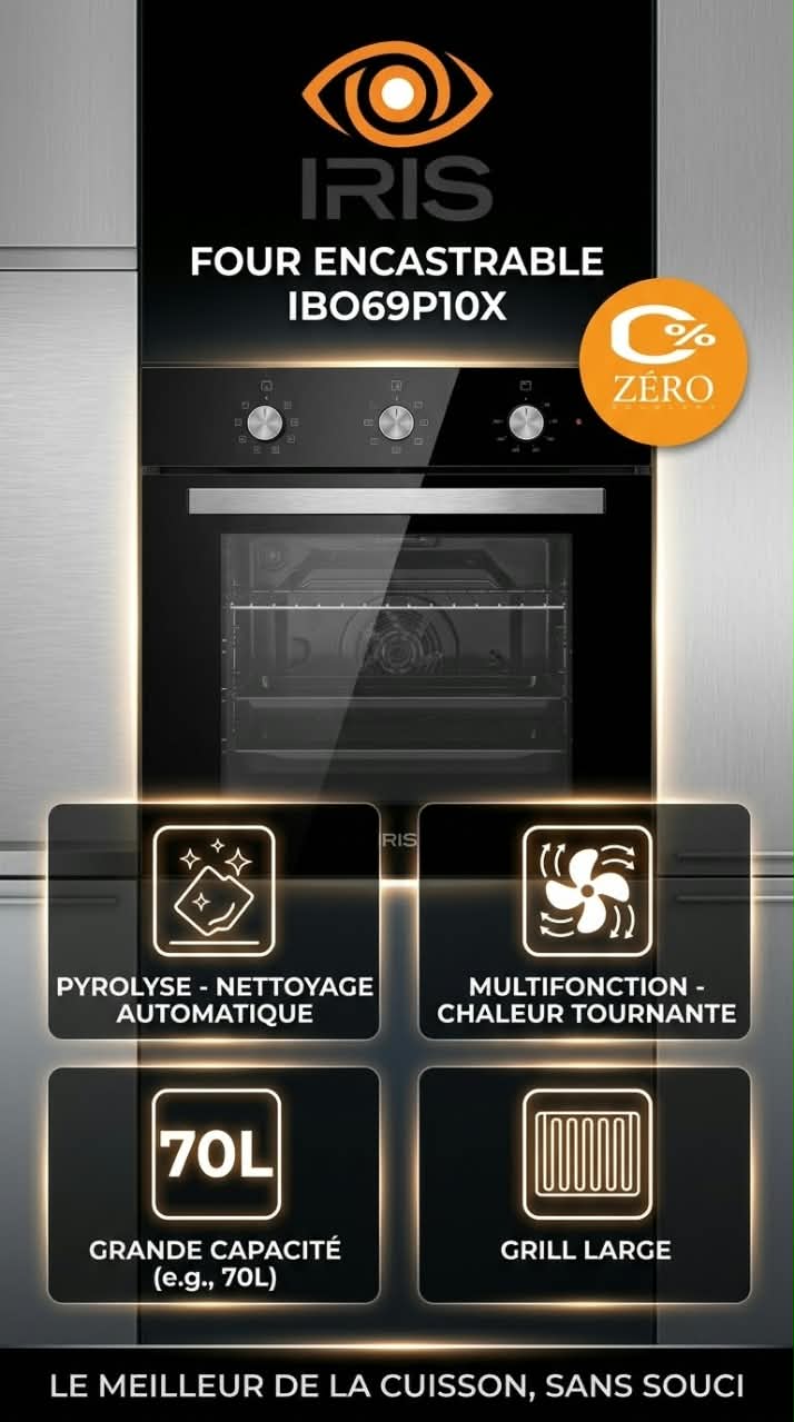 fou2 Four Encastrable Multifonction – Image 1