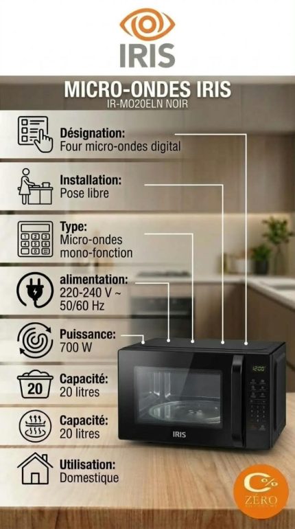 Micro-ondes IRIS 20 L Digital